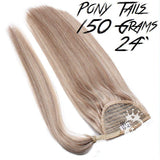 24 Inch Ponytail Extensions | Straight Remy Hair | Savage Strands