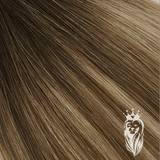 Rooted Balayage T4-4/27 Clip in Hair Extensions | Real Hair Extensions | Savage Strands